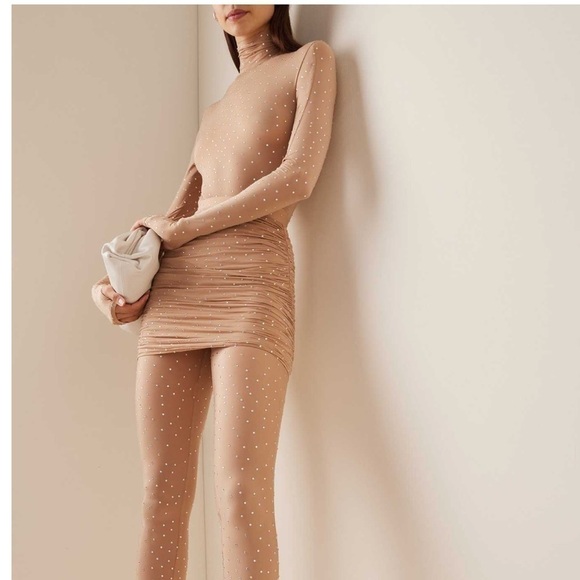 Alex Perry Benson Ruched Mini Skirt - Picture 2 of 8